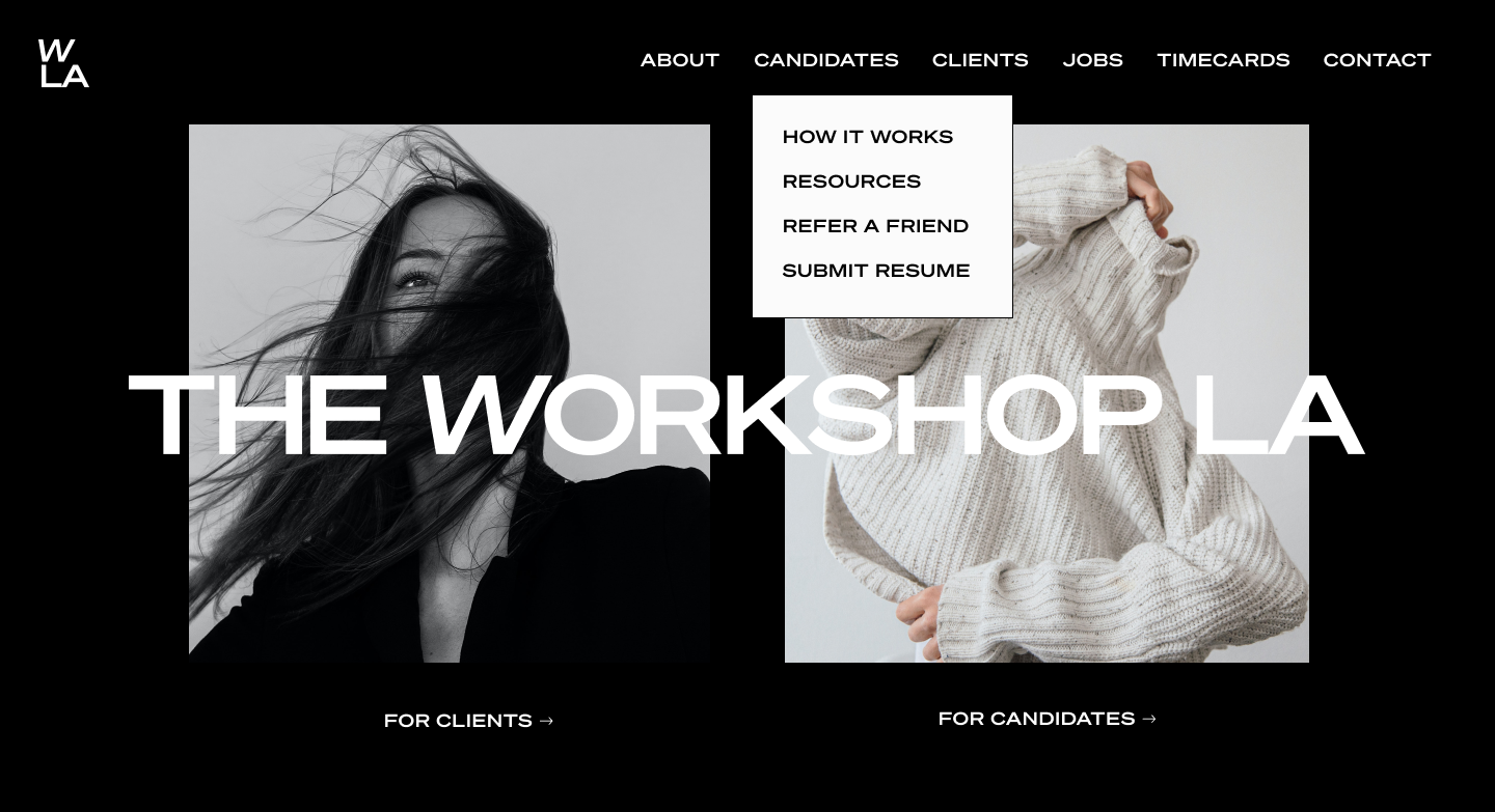 Design and development for The Workshop LA